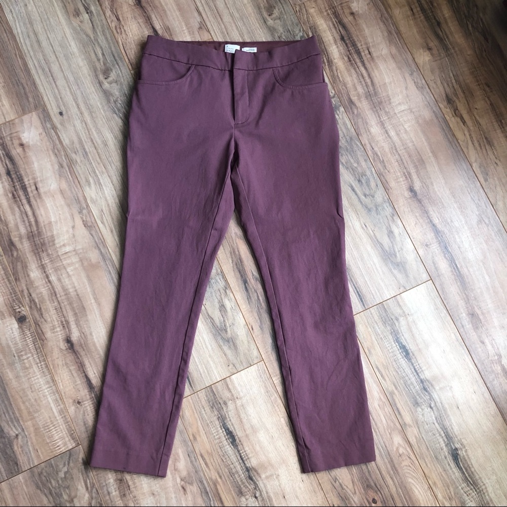 A New Day Mauve High Rise Skinny Ankle Stretch Pants